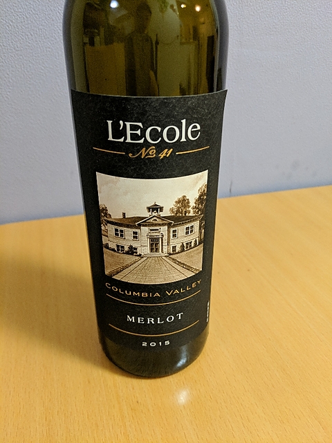 L'Ecole No 41 Merlot Columbia Valley 2015(レコール No.41 メルロー コロンビア・ヴァレー)