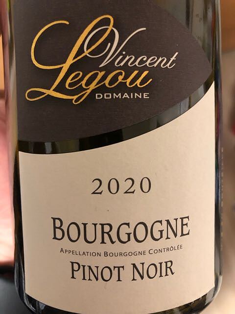 Vincent Legou Bourgogne Pinot Noir