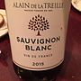 Alain de la Treille Sauvignon Blanc(2015)