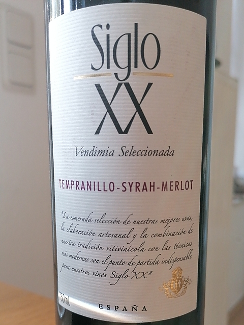 Siglo XX Tempranillo Syrah Merlot