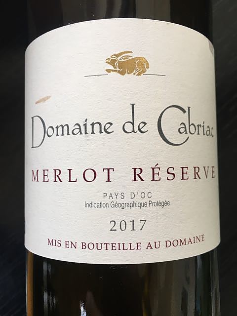 Dom. de Cabriac Merlot Réserve(ドメーヌ・ド・カブリアック メルロ レゼルヴ)