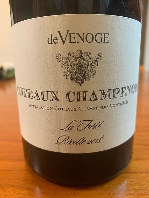 de Venoge Coteaux Champenois La Forêt(ドゥ・ヴノージュ コトー・シャンプノワ ラ・フォレ)