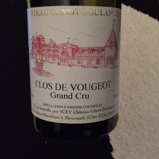 Ch. Génot Boulanger Clos de Vougeot Grand Cru(シャトー・ジェノ・ブーランジェ クロ・ド・ヴージョ グラン・クリュ)