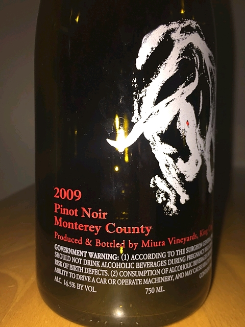 Miura Pinot Noir Monterey County