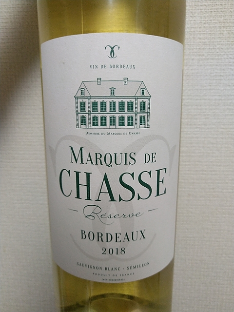 Marquis de Chasse Bordeaux Réserve Blanc