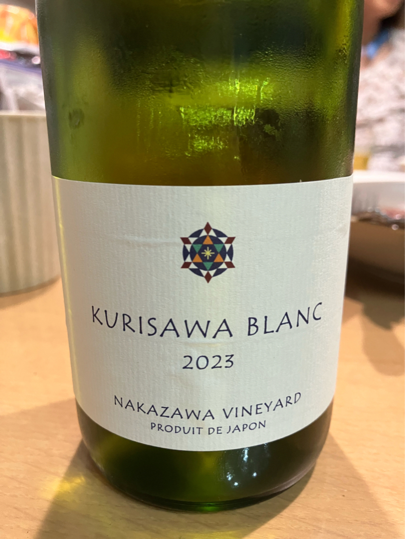 クリサワブラン KURISAWA BLANC 2023 750ml Nakazawa Vineyard Kurisawa Blanc 2023(ナカザワヴィンヤード