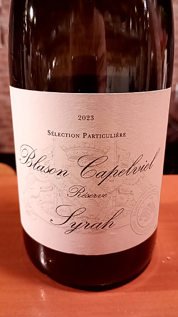 Blason Capelviel Syrah Réserve