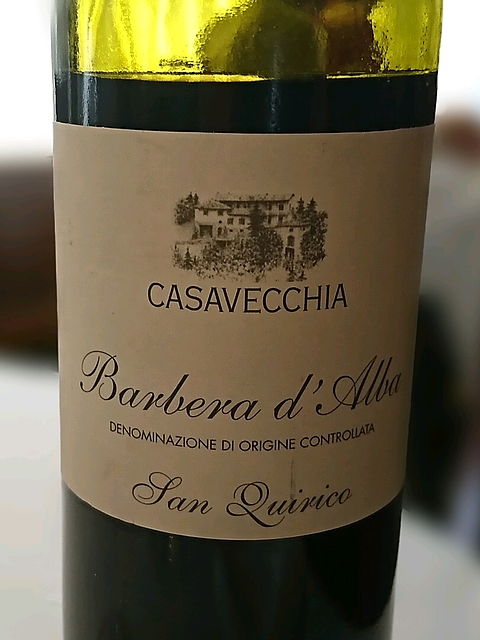 Casavecchia Barbera d'Alba San Quirico