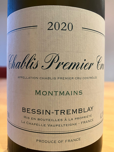 Jean Claude Bessin Chablis 1er Cru Montmains