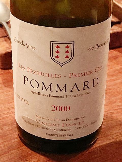 Vincent Dancer Pommard 1er Cru Les Pézerolles(ヴァンサン・ダンセール ポマール プルミエ・クリュ レ・ペズロル)