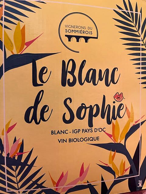 Les Vignerons du Sommiérois Le Blanc de Sophie(レ・ヴィニュロン・デュ・ソミエロワ ル・ブラン・ド・ソフィー)