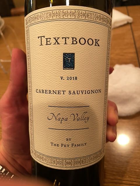 Textbook Cabernet Sauvignon Napa Valley 2018(テキストブック カベルネ・ソーヴィニヨン ナパ・ヴァレー)