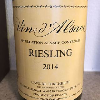 Cave de Turckheim Riesling(カーヴ・ド・テュルクハイム リースリング)