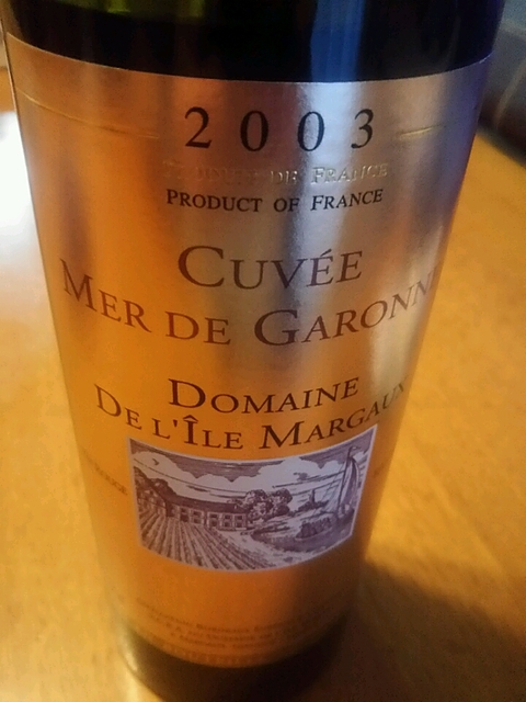 Dom. de l'Ile Margaux Cuvée Mer de Garonne