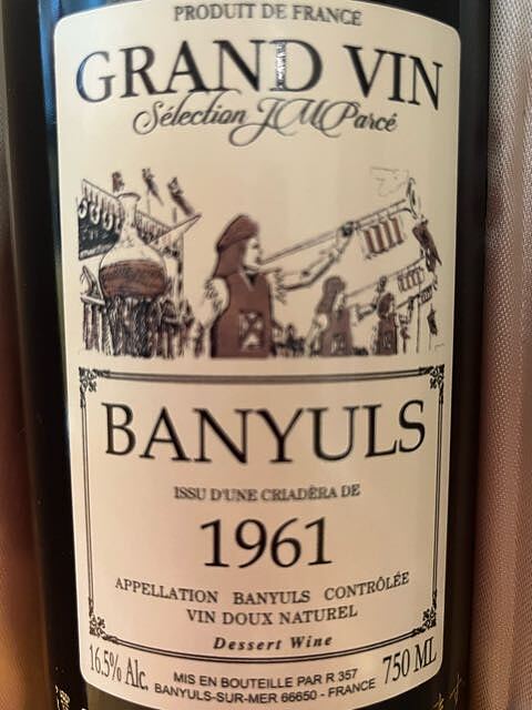 Jean Michel Parcé Banyuls