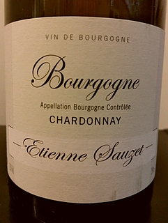 Etienne Sauzet Bourgogne Chardonnay(エティエンヌ・ソゼ ブルゴーニュ シャルドネ)