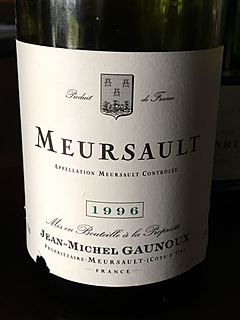 Dom. Jean MIchel Gaunoux Meursault(ドメーヌ・ジャン・ミシェル・ゴヌー ムルソー)