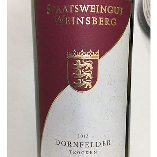 Staatsweingut Weinsberg Dornfelder trocken