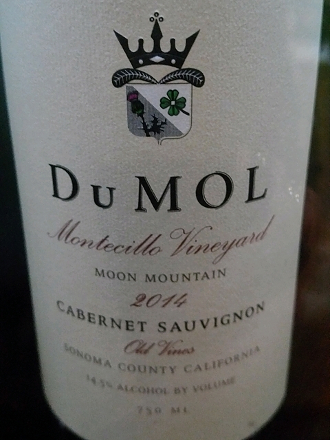 DuMol Montecillo Vineyard Cabernet Sauvignon Old Vines