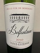 Belfontaine Saint Estèphe(2010)