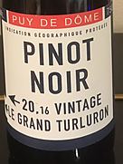 Le Grand Turluron Puy de Dôme Pinot Noir(2016)