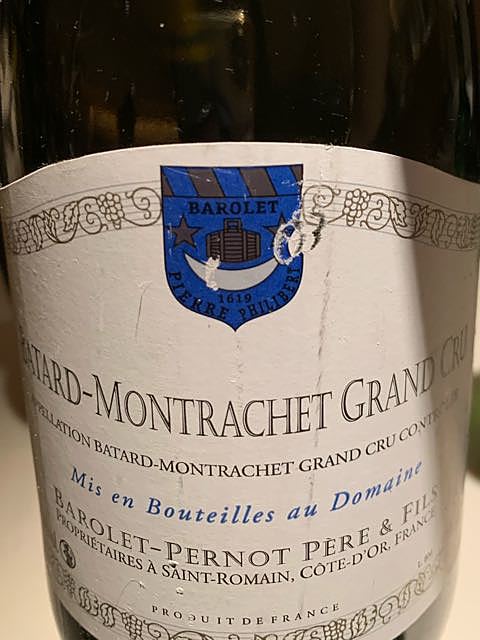 Barolet Pernot Père & Fils Bâtard Montrachet Grand Cru