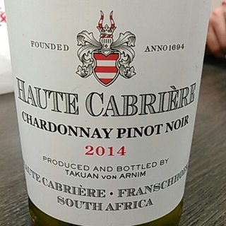 Haute Cabrière Chardonnay Pinot Noir 2014(オート・カブリエール シャルドネ ピノ・ノワール)