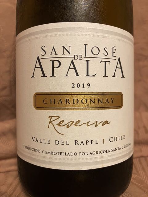 San José de Apalta Reserva Chardonnay(サン・ホセ・デ・アパルタ レゼルヴァ シャルドネ)