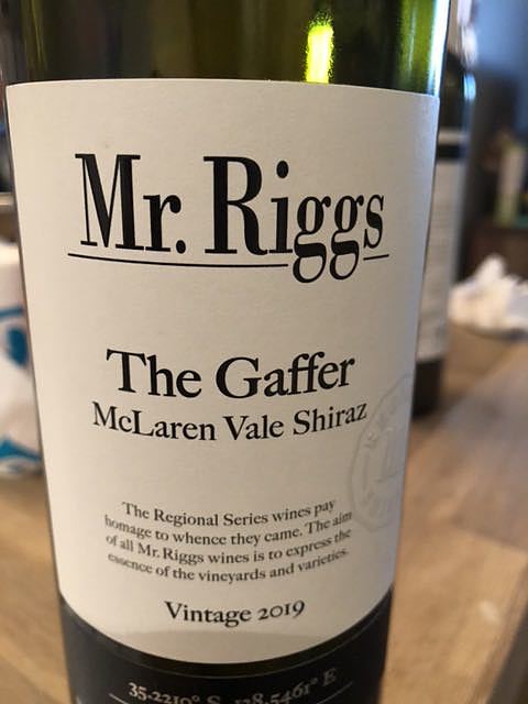 Mr. Riggs The Gaffer Shiraz(ミスター・リグス ザ・ガファー シラーズ)