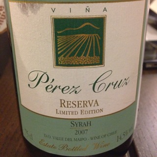 Pérez Cruz Syrah Reserva Limited Edition(ペレス・クルス シラー レゼルヴァ リミテッド・エディション)