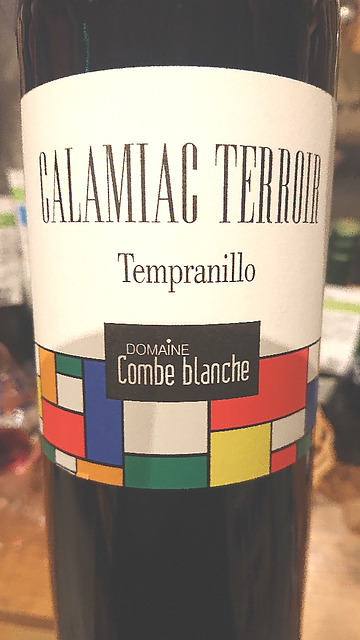 Dom. Combe Blanche Calamiac Terroir Tempranillo(コンブ・ブランシュ カラミアック・テロワール テンプラニーリョ)