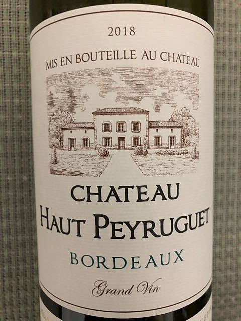 Ch. Haut Peyruguet Blanc(シャトー・オー・ペイルギュ ブラン)