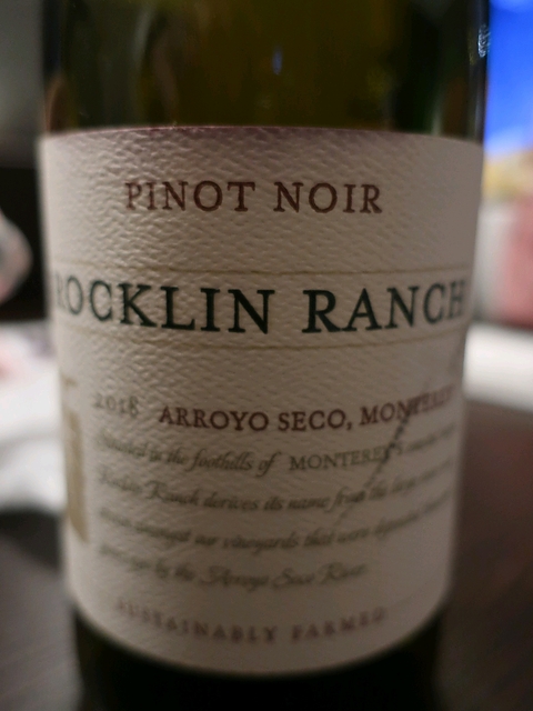 Rocklin Ranch Pinot Noir(ロックリン・ランチ ピノ・ノワール)