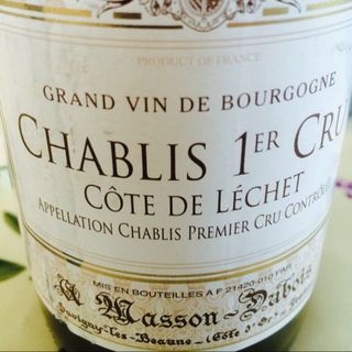 Masson Dubois Chablis 1er Cru Côte de Léchet(マッソン・デュボア シャブリ プルミエ・クリュ コート・ド・レシェ)