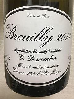 G. Descombes Brouilly Vieilles Vignes