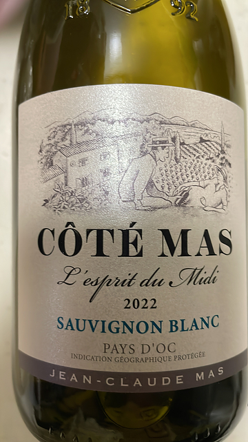 Jean Claude Mas Côté Mas Sauvignon Blanc