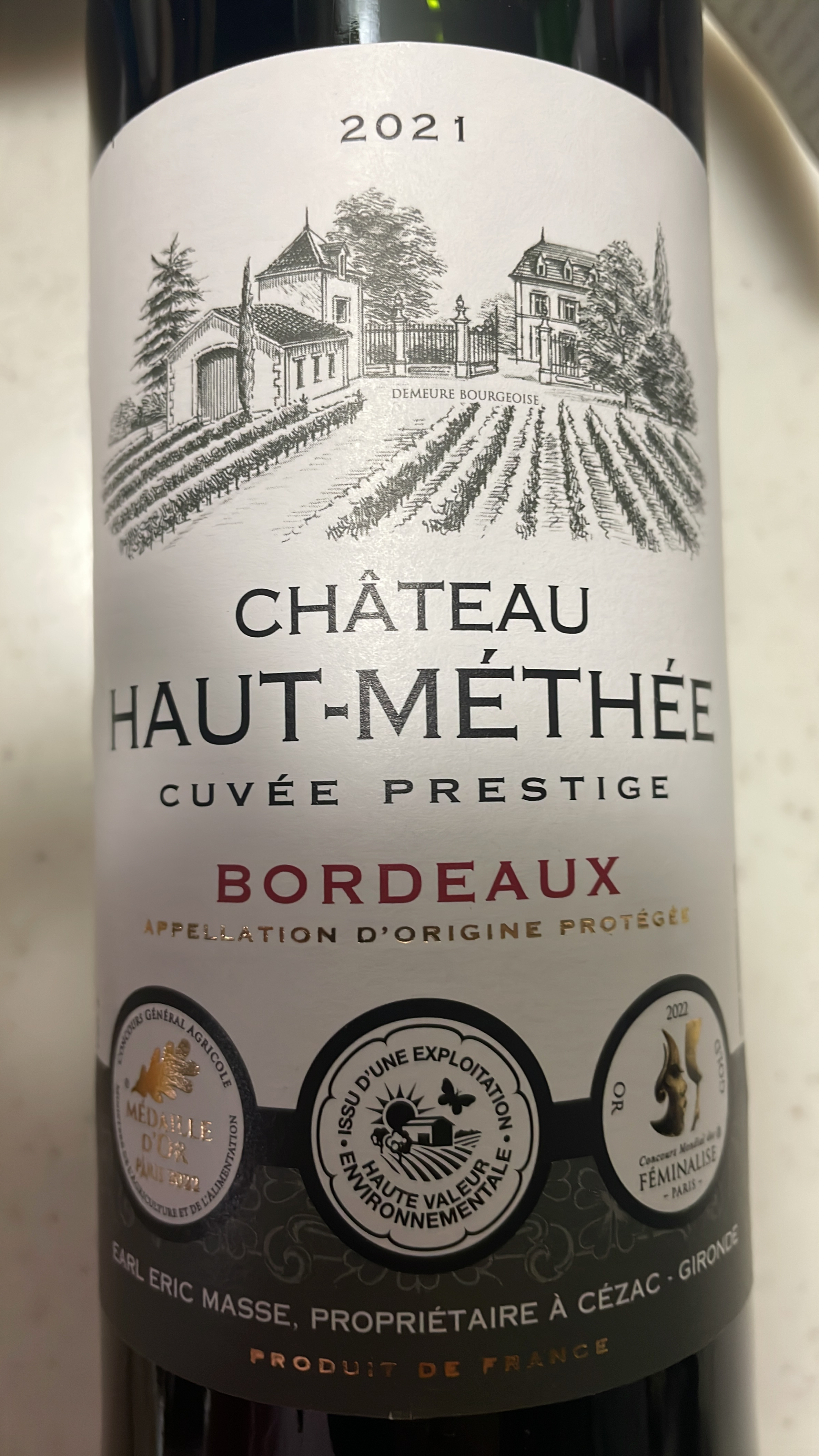 Ch. Haut Methée Cuvée Prestige(シャトー・オー・メテ | Vinica