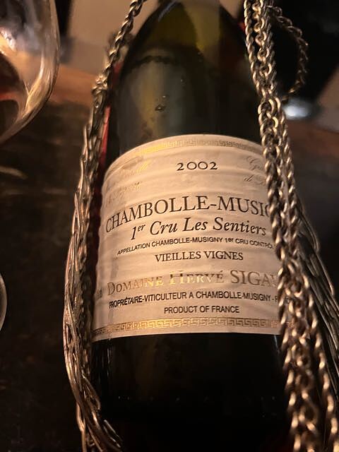 Dom. Hervé Sigaut Chambolle Musigny 1er Cru Les Sentiers Vieilles Vignes