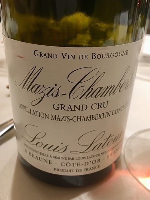 Louis Latour Mazis Chambertin Grand Cru(ルイ・ラトゥール マジ・シャンベルタン グラン・クリュ)