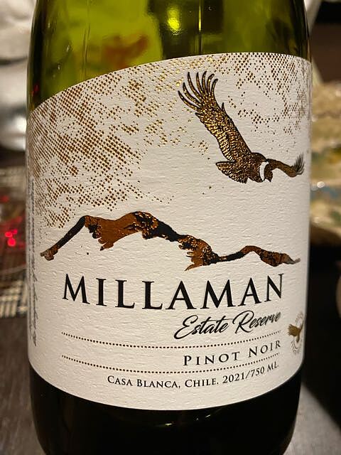 Millaman Estate Reserve Pinot Noir(ミラマン エステート・リザーヴ ピノ・ノワール)