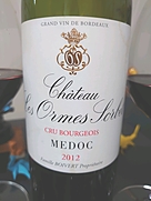 Ch. Les Ormes Sorbet(2012)