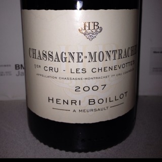 Henri Boillot Chassagne Montrachet 1er Cru Les Chenevottes(アンリ・ボワイヨ シャサーニュ・モンラッシェ プルミエ・クリュ レ・シュヌヴォット)