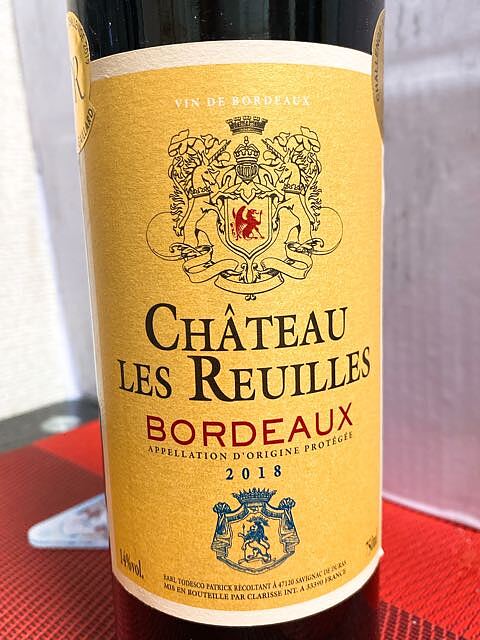 Ch. Les Reuilles Bordeaux Rouge(シャトー・レ・ルイユ ボルドー ルージュ)