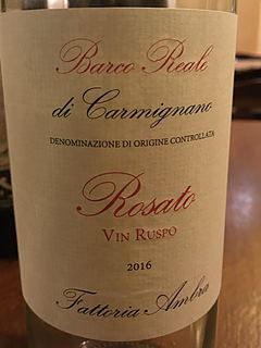 Fattoria Ambra Barco Reale di Carmignano Rosato