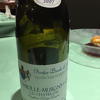 Arthur Barolet & Fils Chambolle Musigny 1er Cru Les Chatelots(アーサー・バロレ シャンボール・ミュジニー プルミエ・クリュ レ・シャトロ)