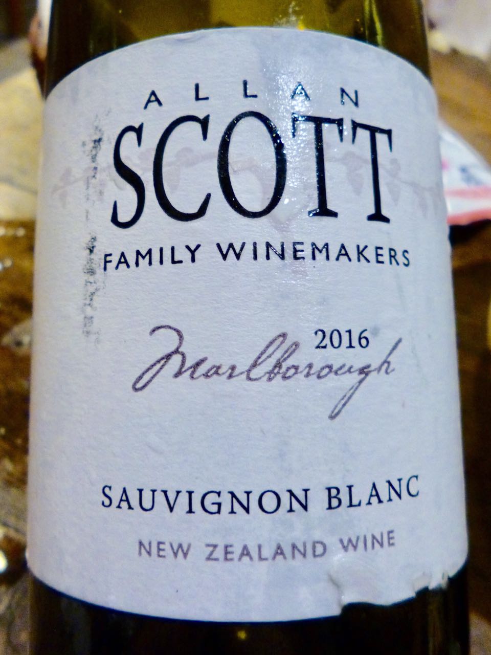Allan Scott Marlborough Sauvignon Blanc(アラン・スコット Vinica 無料のワインアプリ
