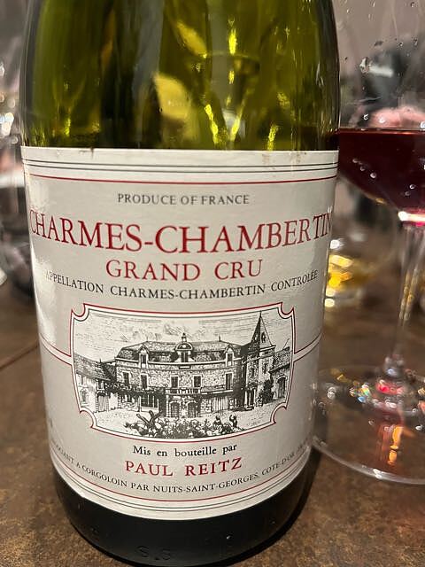 Paul Reitz Charmes Chambertin Grand Cru