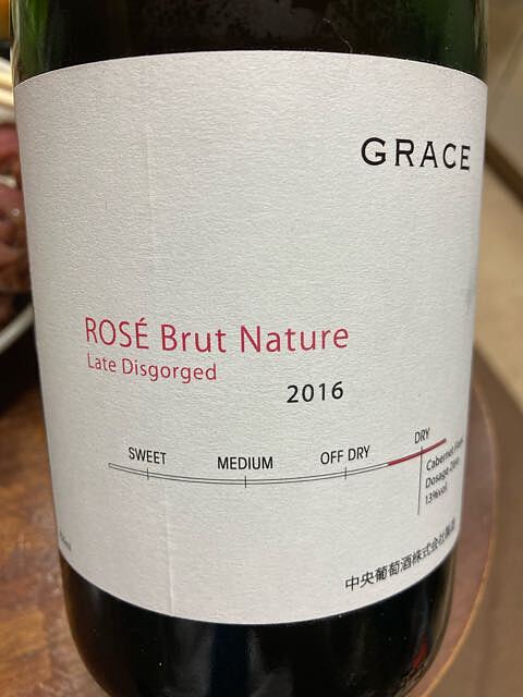 Grace Rosé Brut Nature Late Disgorged 2016