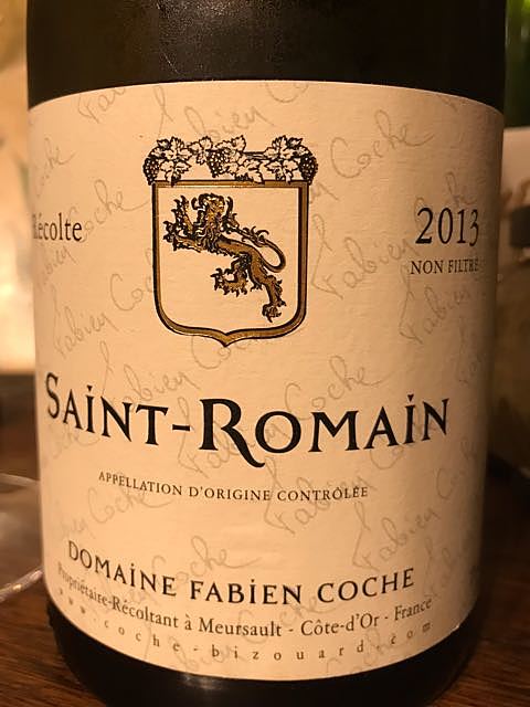 Dom. Fabien Coche Saint Romain(ドメーヌ・ファビアン・コシュ サン・ロマン)