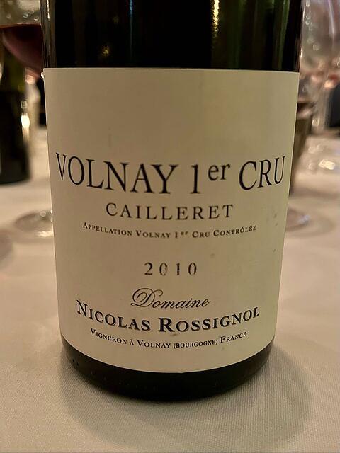 Dom. Nicolas Rossignol Volnay 1er Cru Cailleret